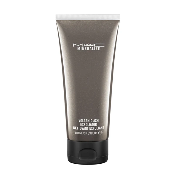 Exfoliante facial hidratante con ceniza volcánica específica