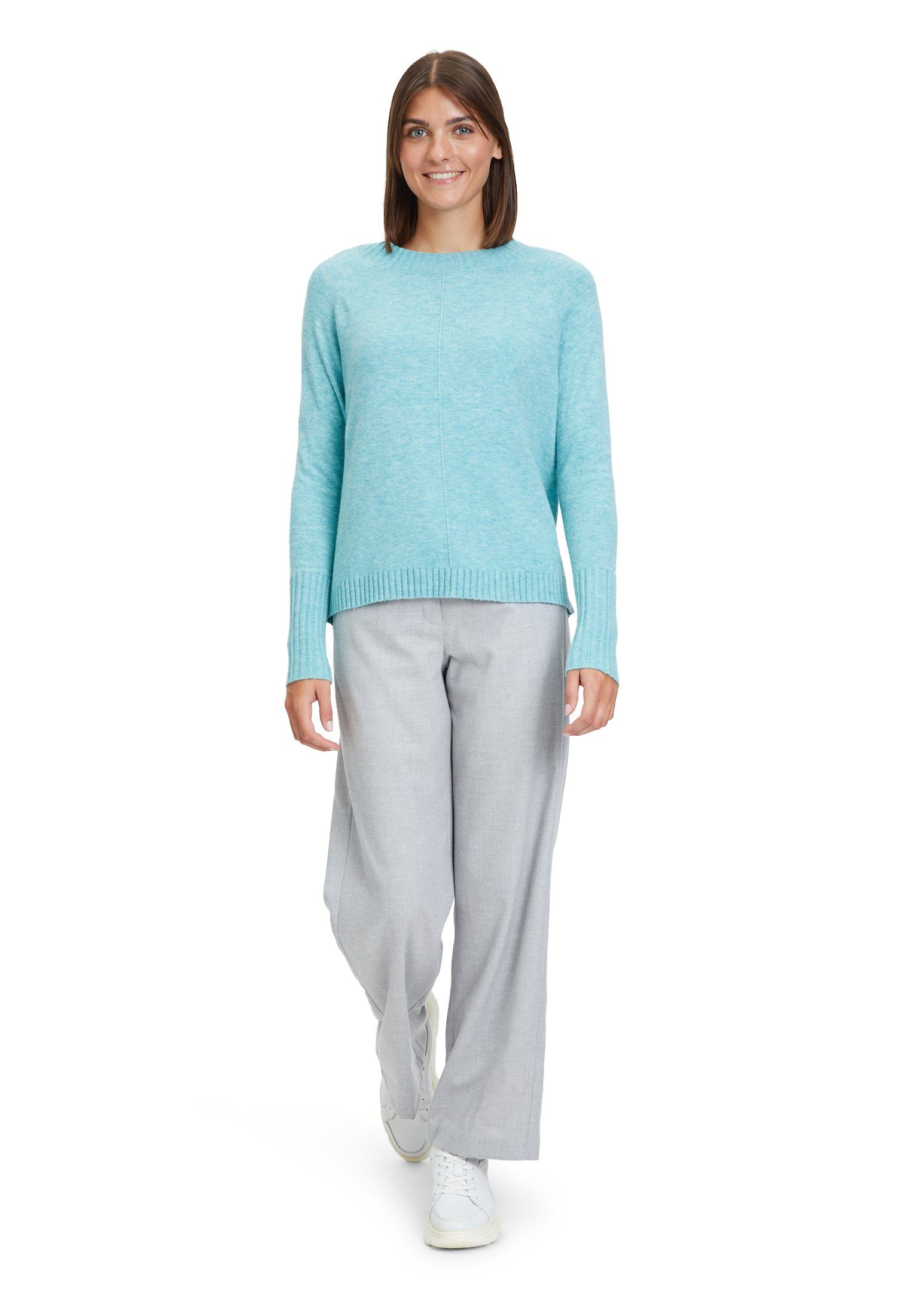 Betty&Co Strickpullover mit Rundhalsausschnitt (1-tlg) Material