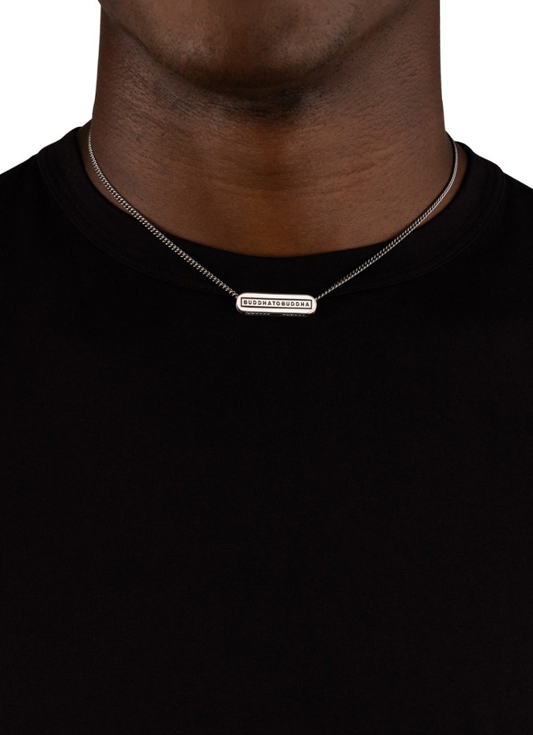 Colier din argint cu logo Buddha XS pentru Buddha