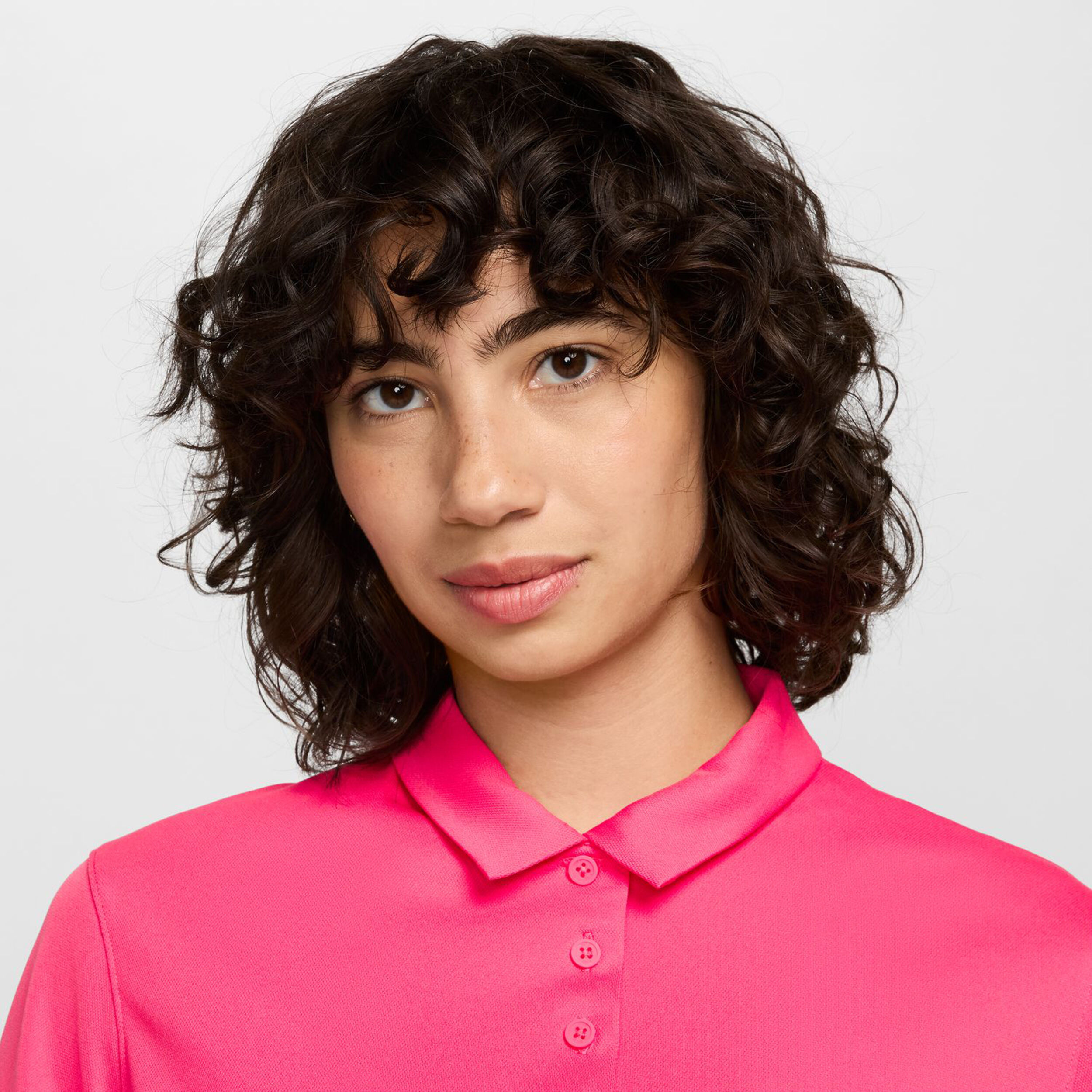 Dri-Fit Victory SS SLD Polo Damen - Pink, Schwarz