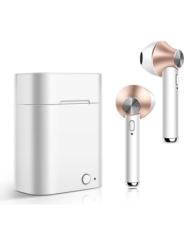 SmartCase Bluetooth-In-Ear-Kopfhörer in Silber/ Roségold günstig kaufen onesize