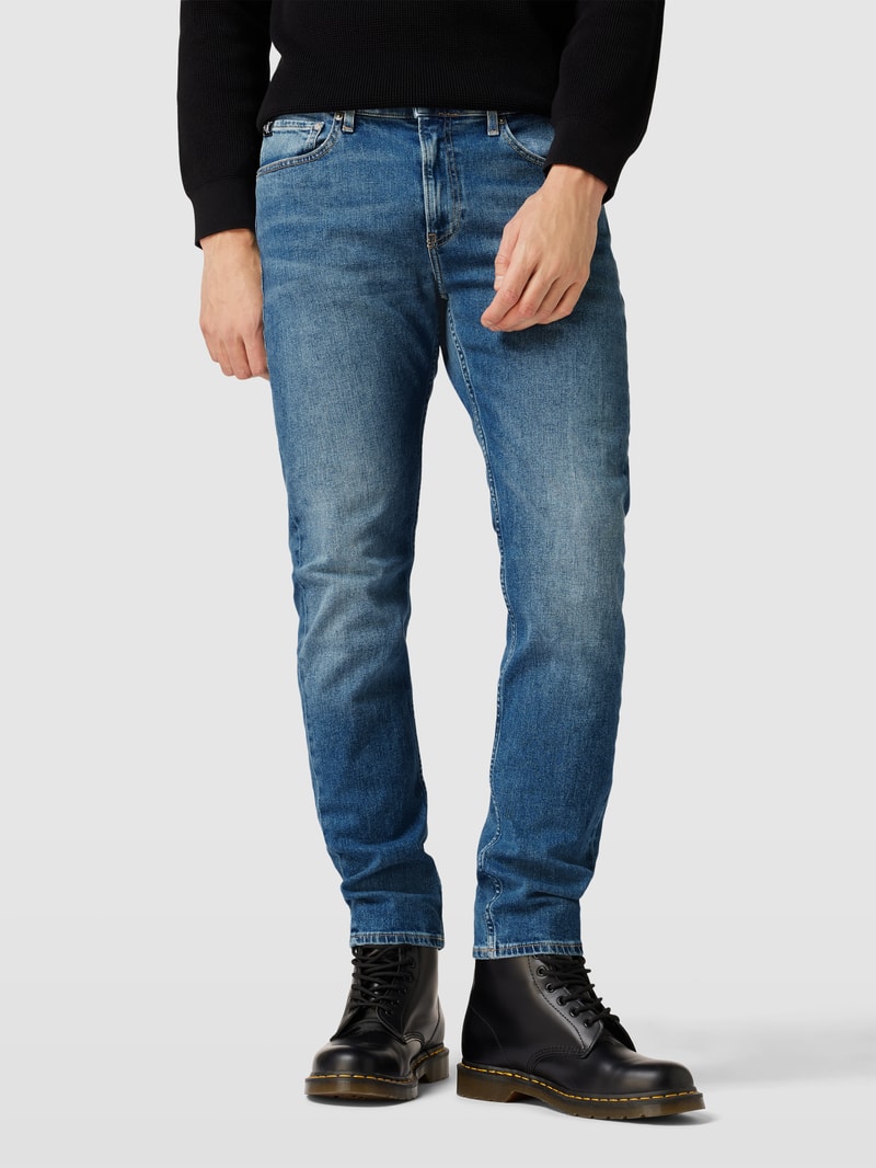 Jeans im 5-Pocket-Design Modell 'SLIM TAPER' in jeans