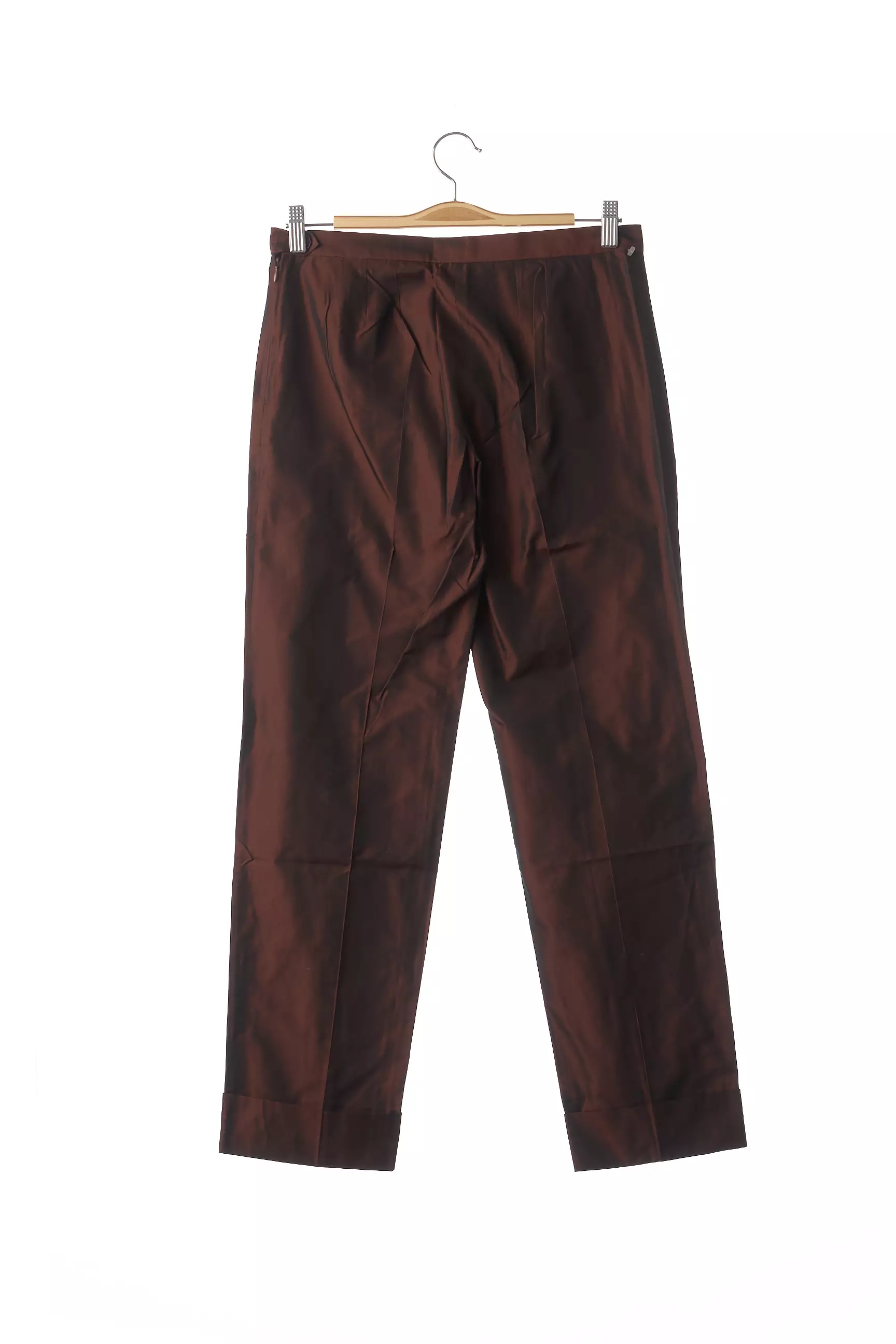 Romeo Gigli Pantalons Droits Femme couleur marron