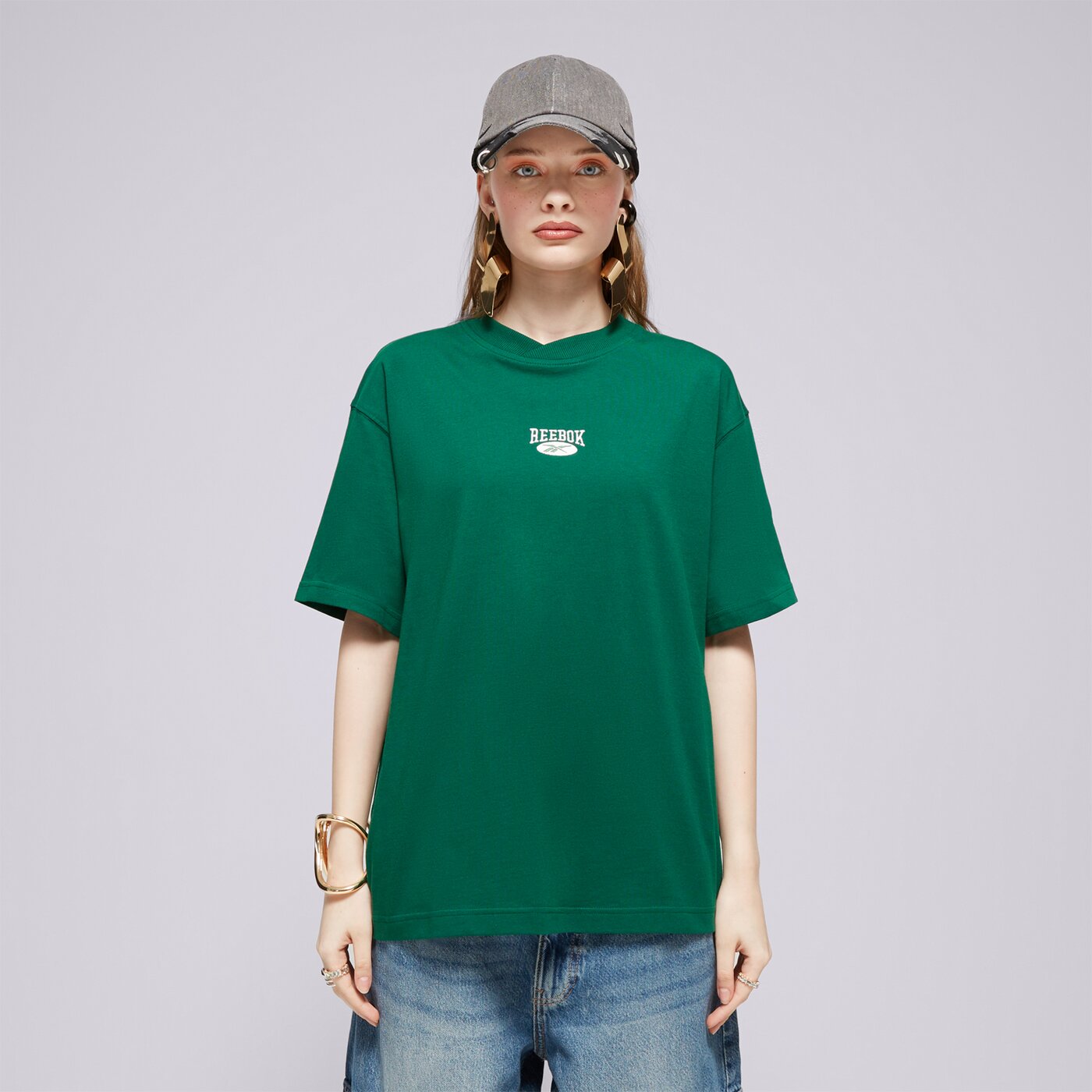 REEBOK T-SHIRT CL AE ARCHIVE SM LOGO TEE Grün