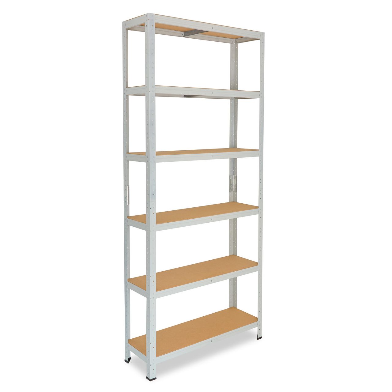 Shelfplaza OFFICE 200x75x30cm Aktenregal in lichtgrau mit 6 Böden