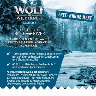 2 x 12 kg Wolf of Wilderness Trockenfutter - getreidefrei - mit Freiland-Fleisch