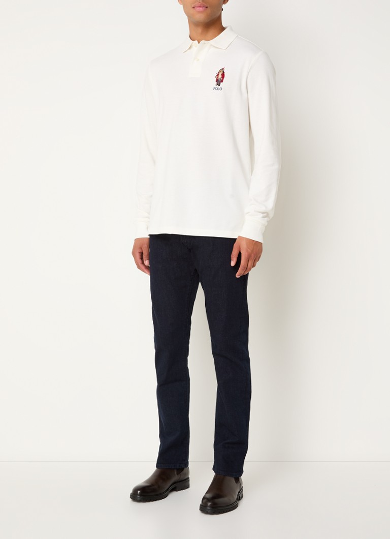 Πόλο Ralph Lauren με κανονική εφαρμογή και βαμβακερό πικέ με λογότυπο