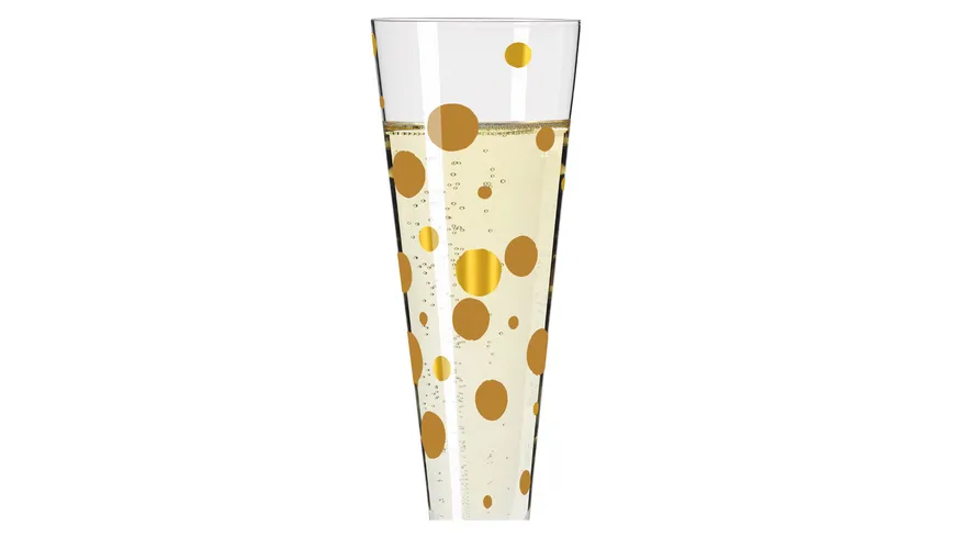 RITZENHOFF  Champagnerglas Goldnacht #41 von Andrea Arnolt F24 Gold