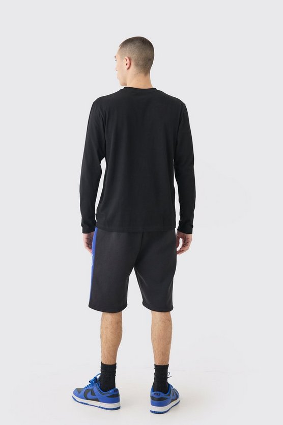 Langärmliges Rundhals T-Shirt