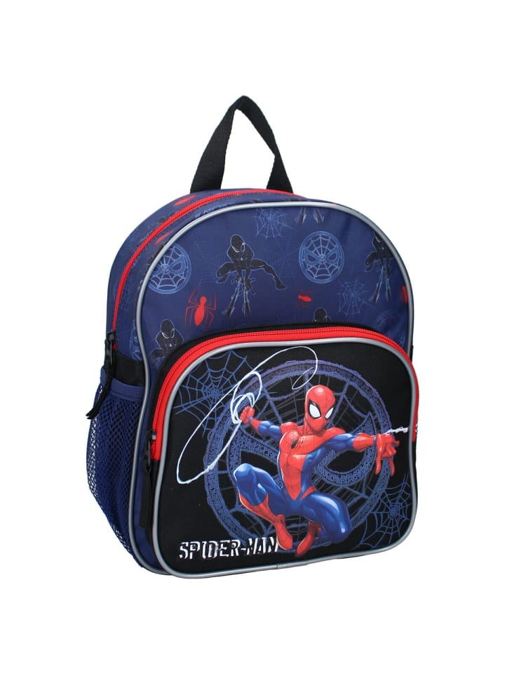 Spiderman Rucksack 29x23x10 cm verstellbaren Schultergurten für Kinder in Blau günstig kaufen 29 x 22 cm