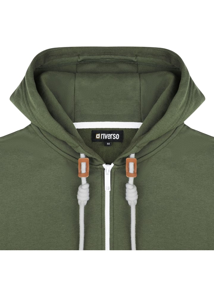 riverso  Sweatjacke RIVThilo in Oliv günstig kaufen