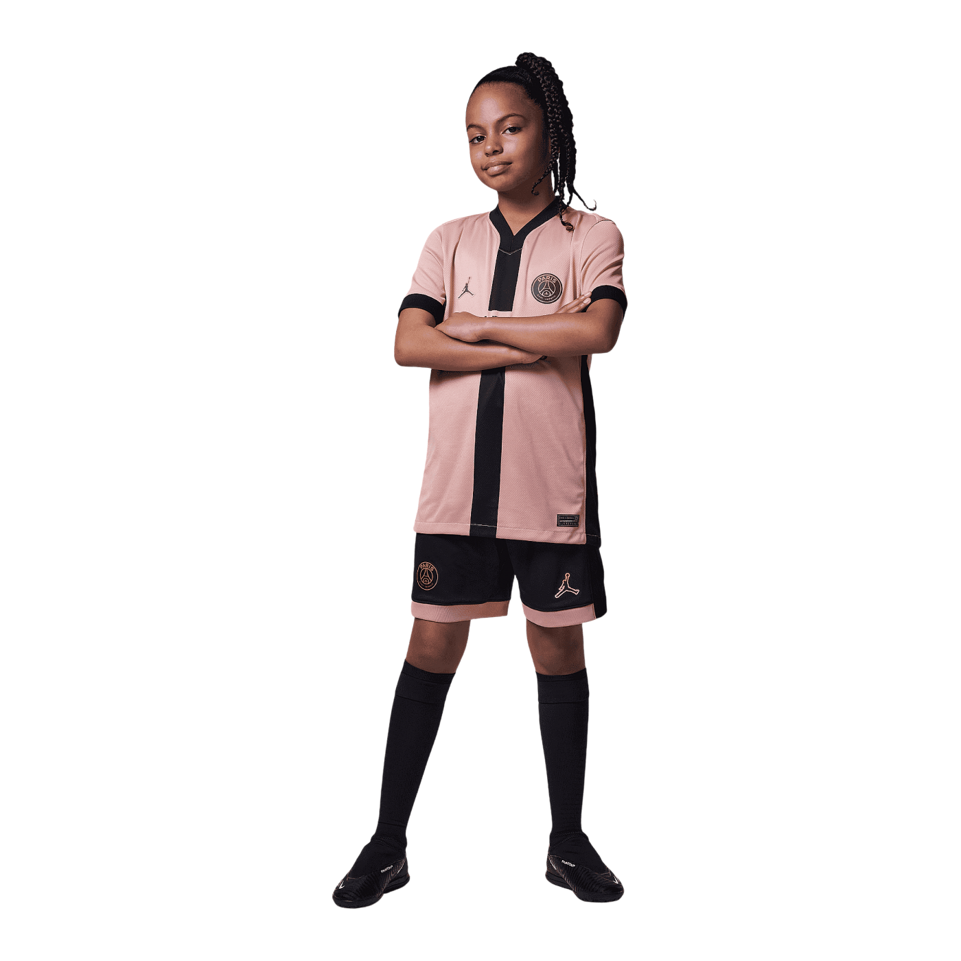 Nike Paris St. Germain Short 3rd 2024/2025 Kids Schwarz F010