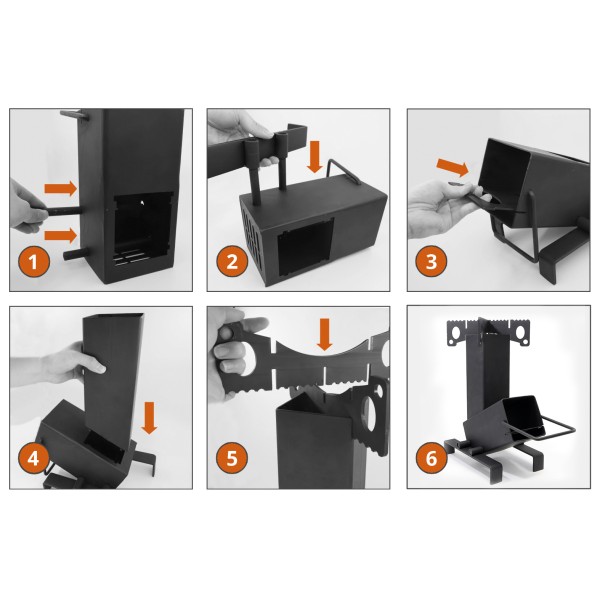 Origin Outdoors - Raketenofen Collapsible - Trockenbrennstoffkocher