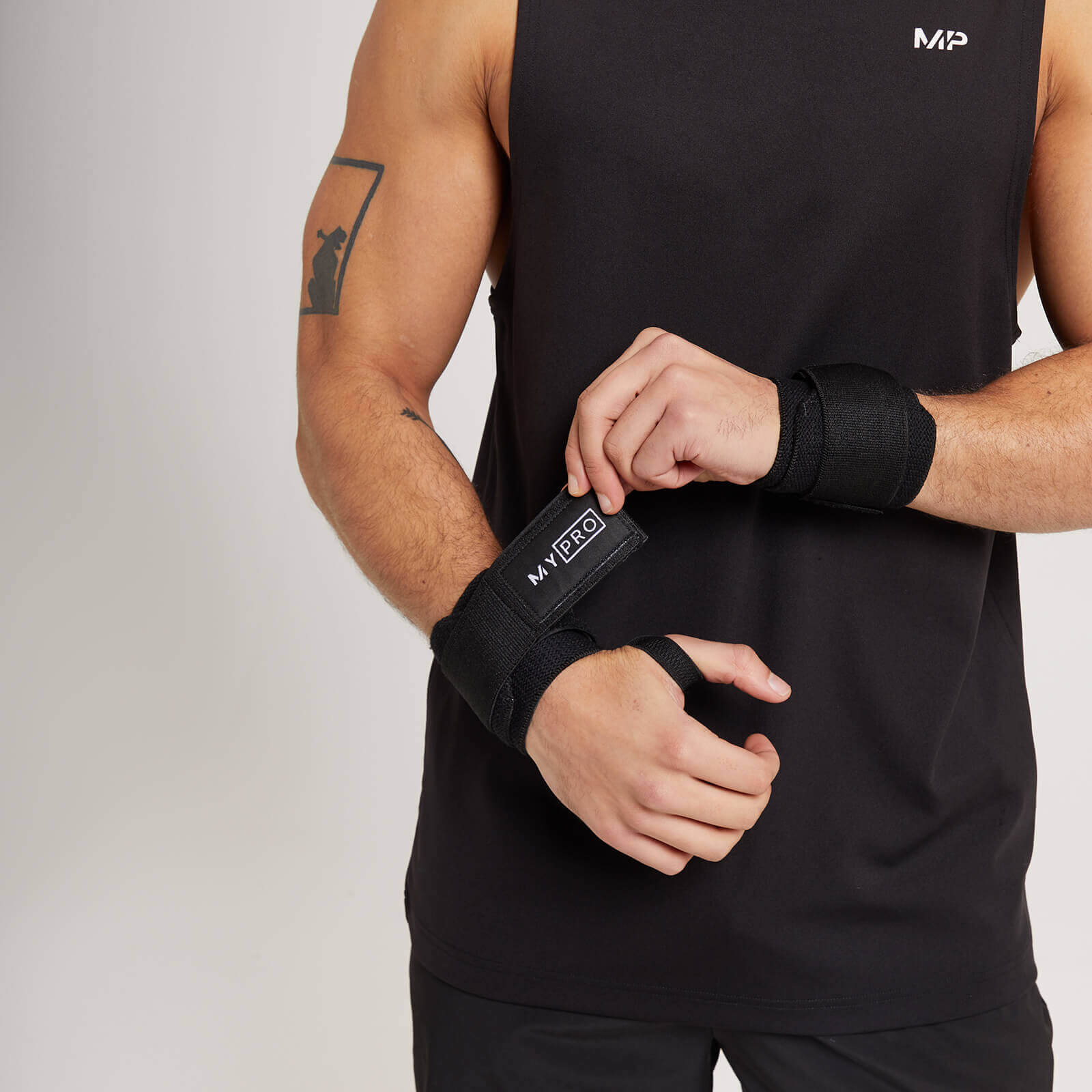 Bandes de renfort pour poignet MYPRO – Noir