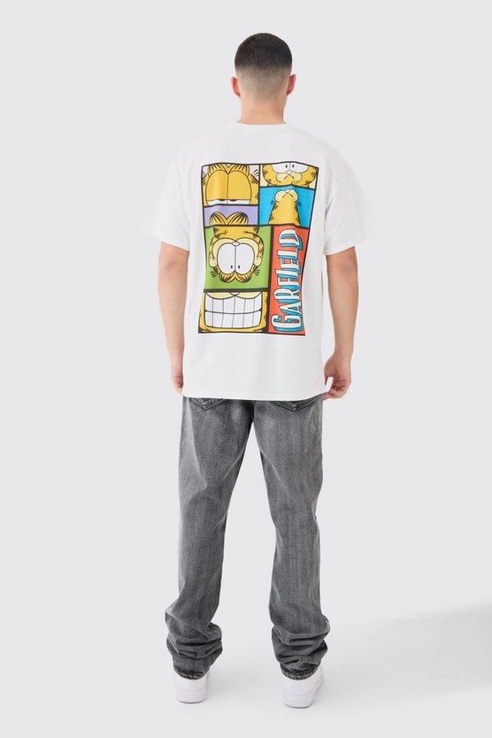 Oversize T-Shirt mit lizenziertem Garfield-Print