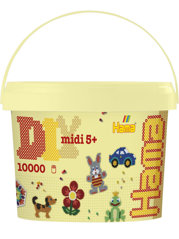 Hama Eimer Midi-Bügelperlen in bunt günstig kaufen onesize