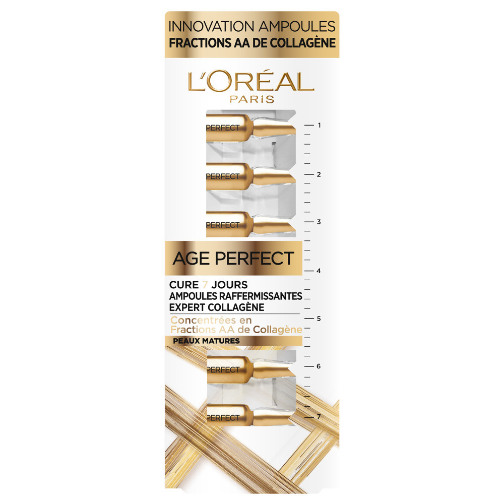 L'Oréal Paris L'Oréal Paris Age Perfect Cure 7 Ampoules Raffermissantes - 7 x 1ml Cure 7 jours d'ampoules raffermissantes