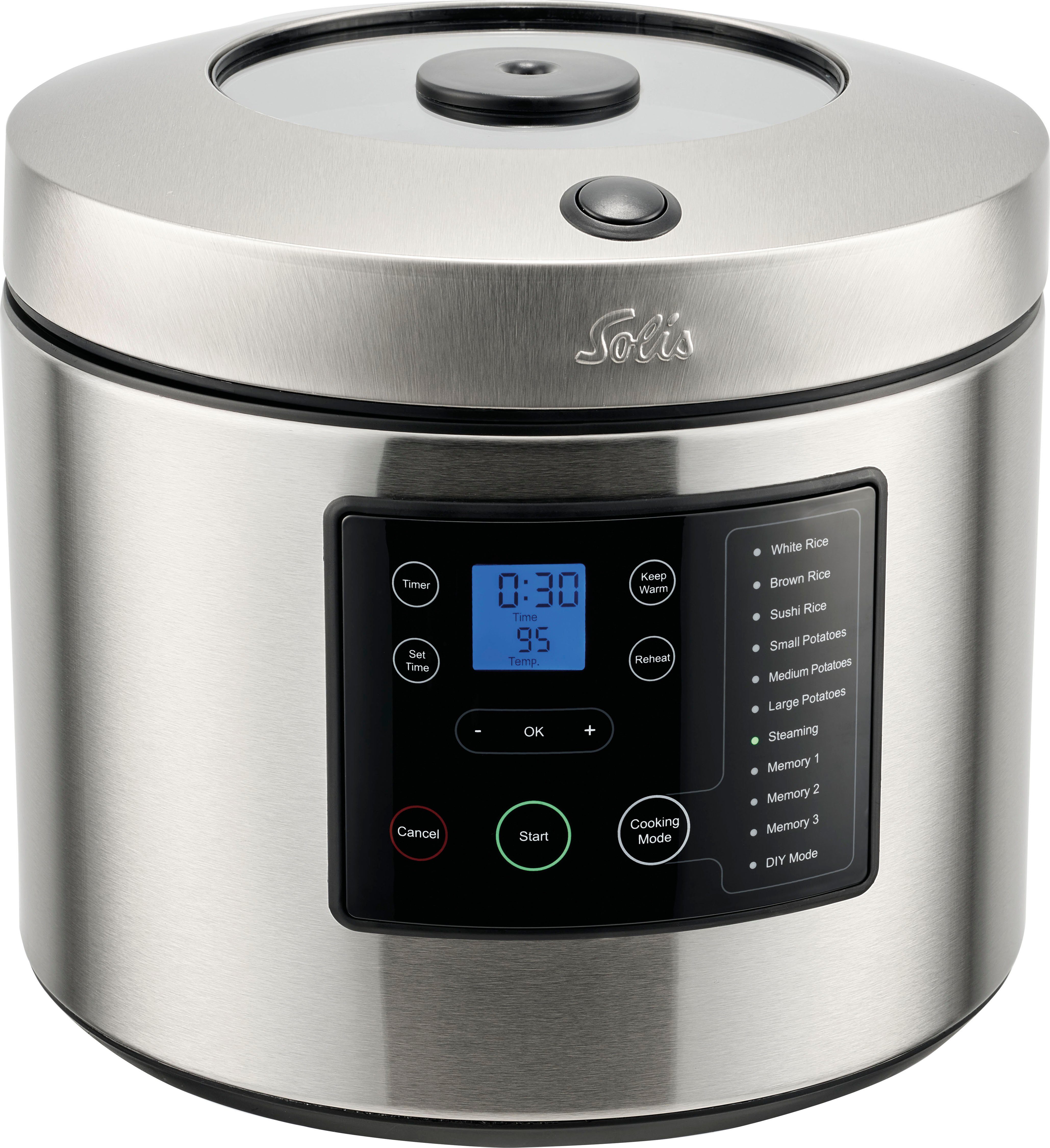 SOLIS OF SWITZERLAND Reiskocher Rice&Potato Cooker (Typ 8161), 860 W