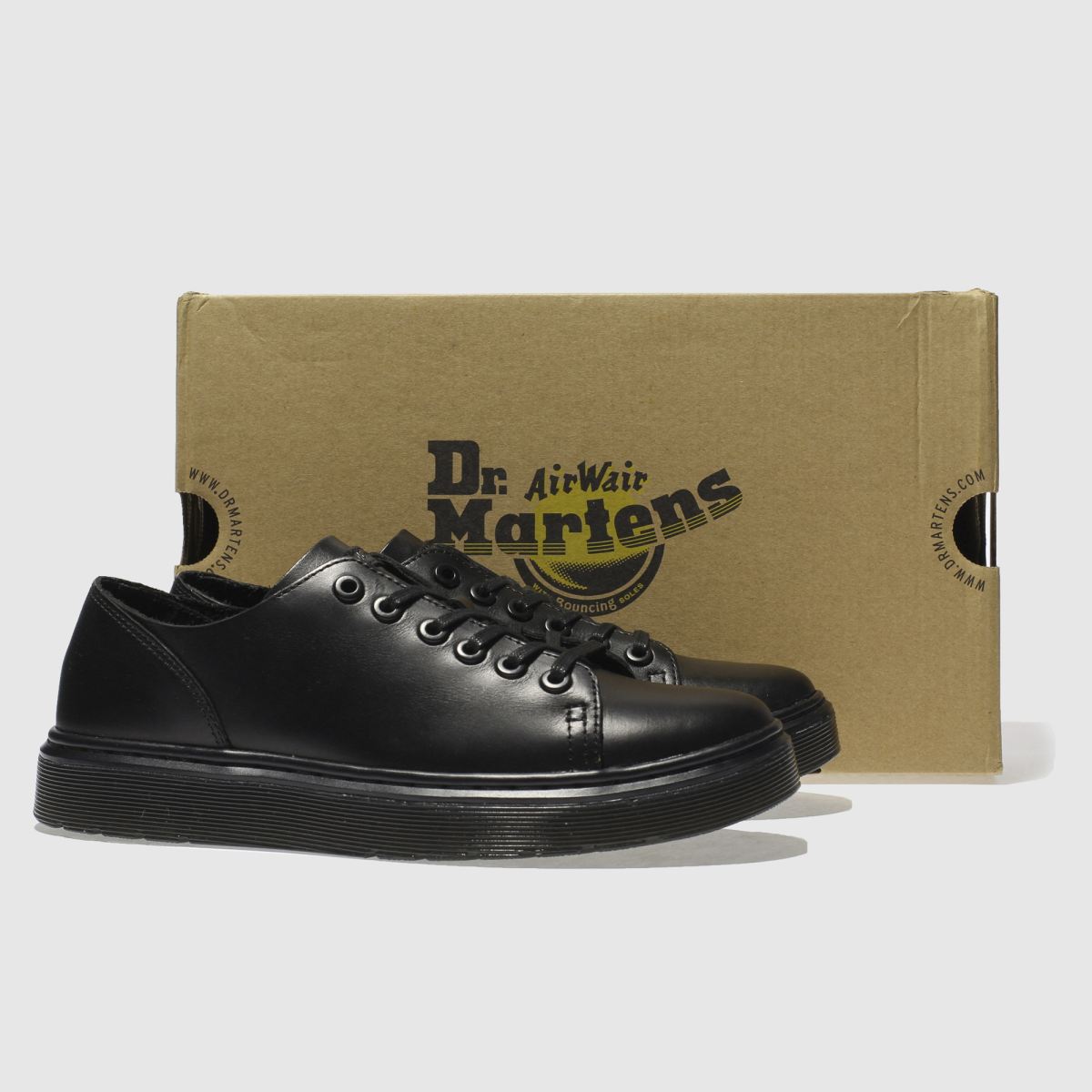 Dr Martens – Dante – Svarta platta skor