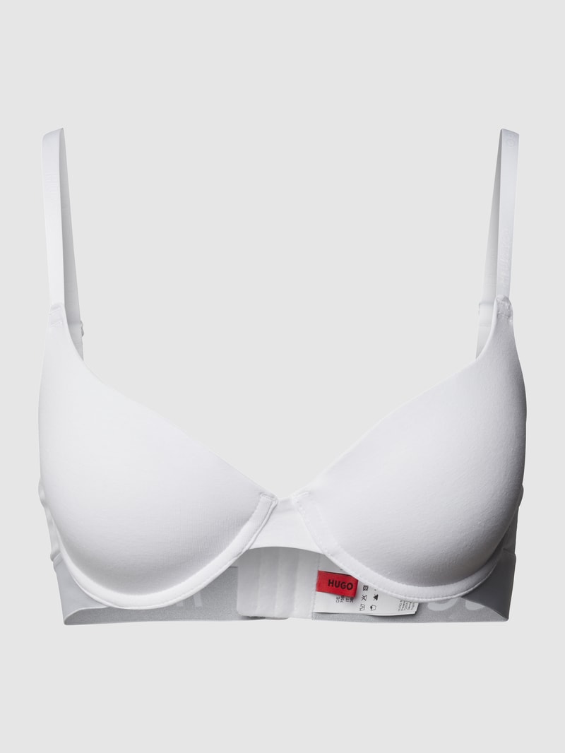 BH mit Logo-Bund in weiß