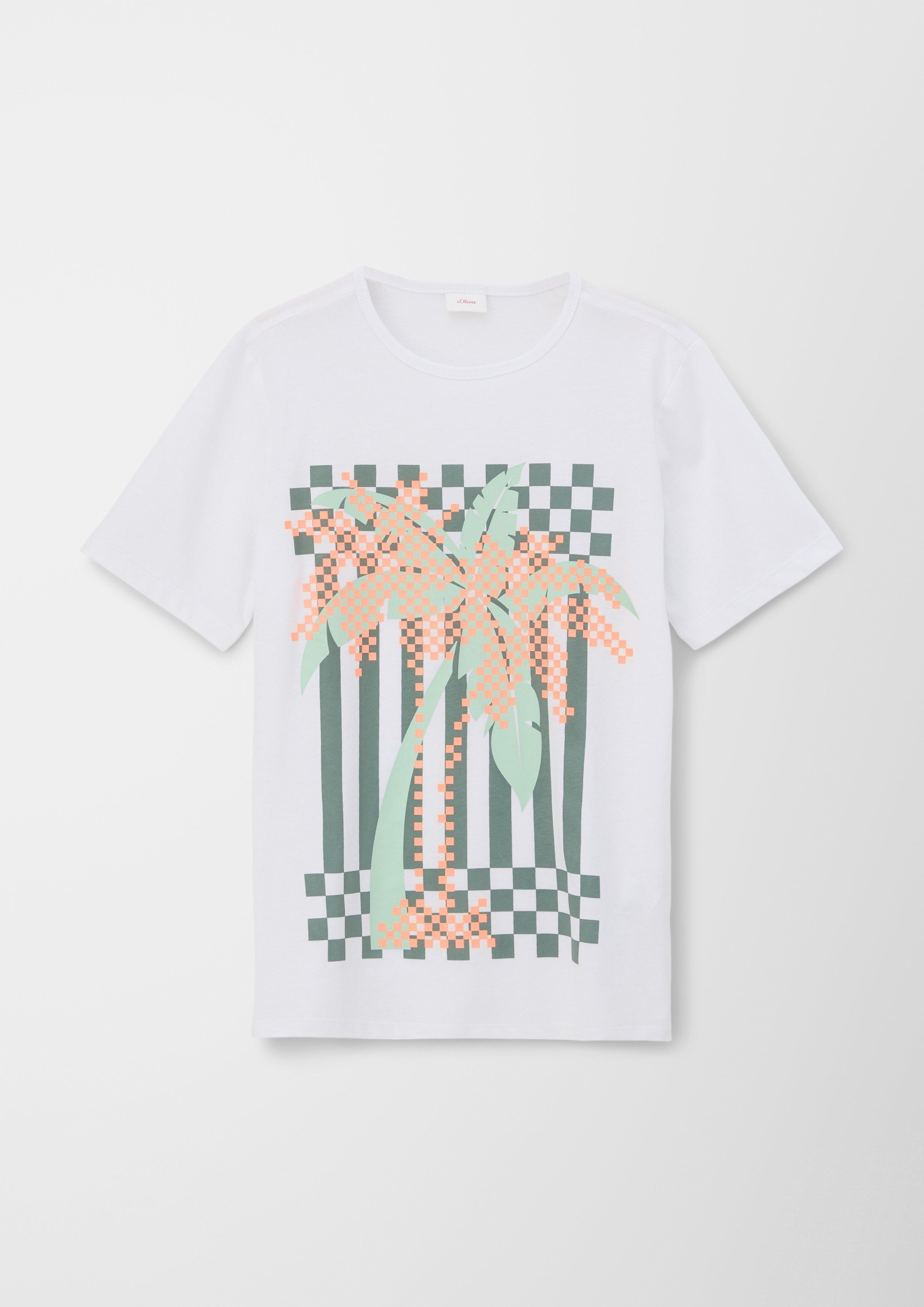 Jerseyshirt mit Frontprint  2130531-0100