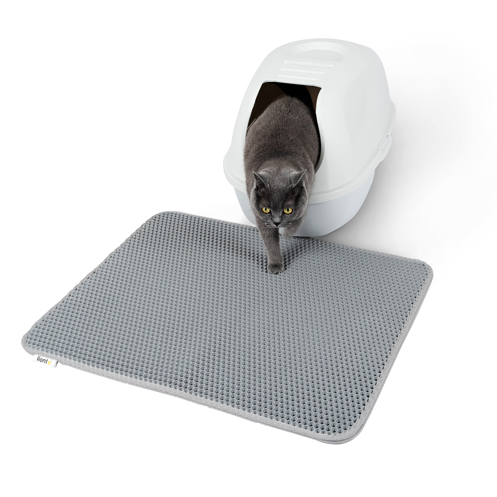 Lionto Toilettenzubehör Lionto doppellagige Katzenstreu-Matte L