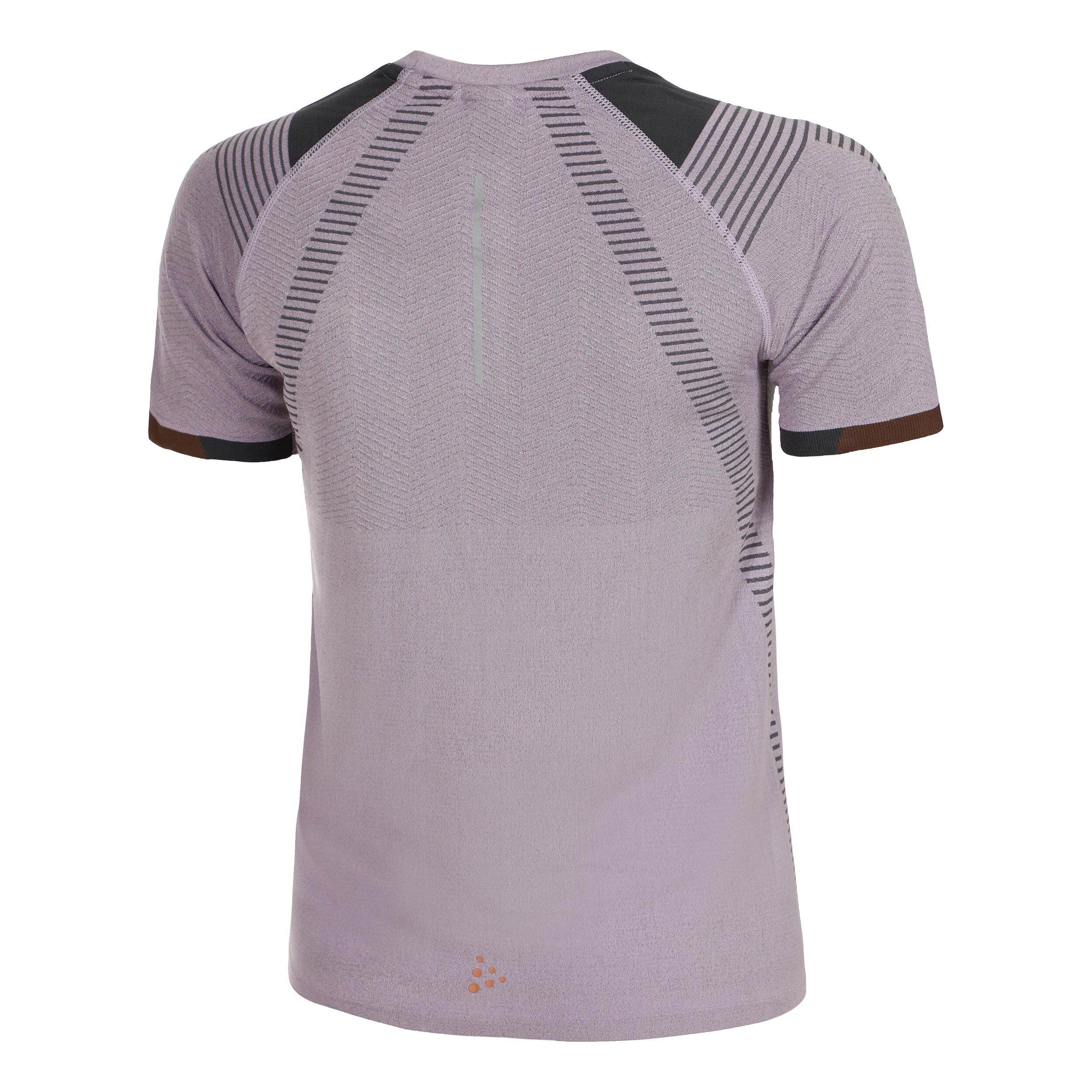 Pro Trail Fuseknitsleeve Laufshirt Damen - Flieder