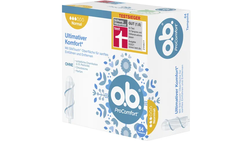 O.B. Tampons ProComfort Normal