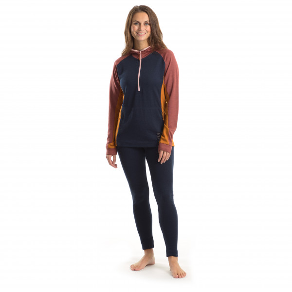 Stoic - Women's Merino260 StadjanSt. 3/4 Zip w. Hood - Merinohoodie