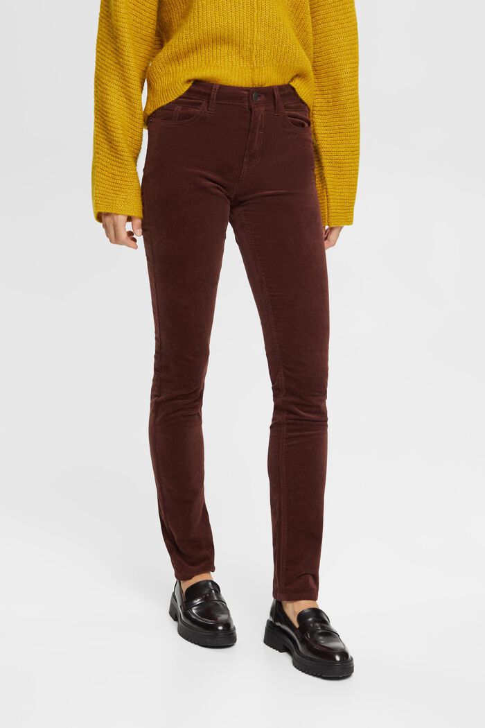 Mid-Rise-Cordhose
