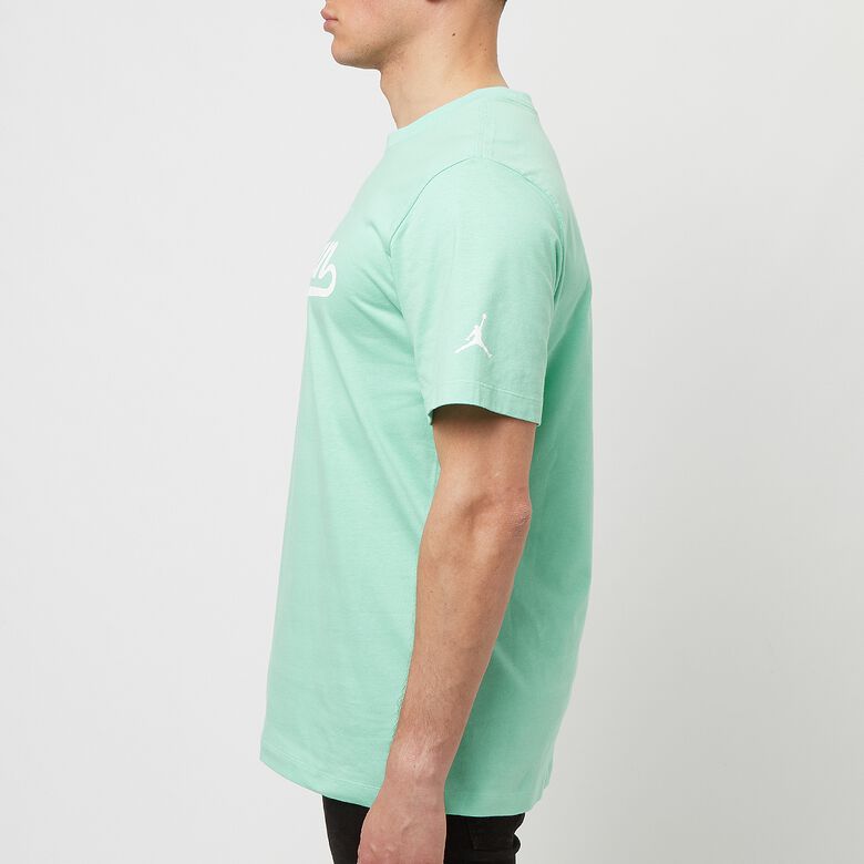 JORDAN Flight MVP Short-Sleeve Crew Tee emerald rise/white/white