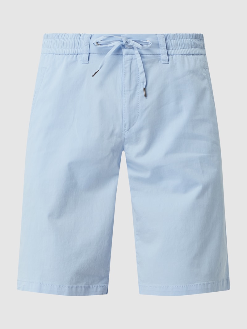 Bermudas mit elastischem Bund in hellblau