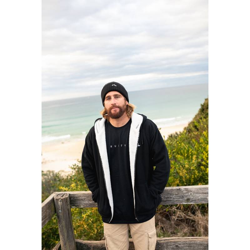 RUSTY IN LINE SHERPA ZIP THRU POLAR FLEECE Fleecejacke Herren