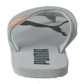 PUMA Cozy Flip Slides in grau