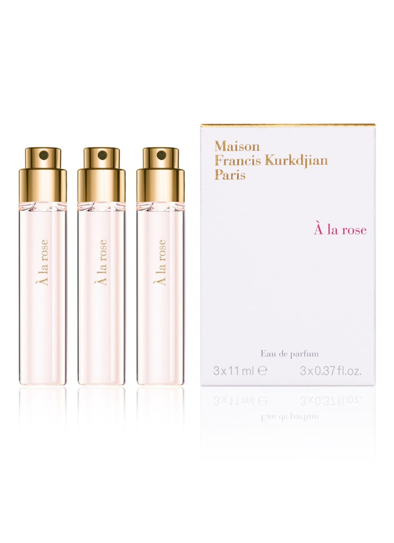 Maison Francis Kurkdjian À la Rose Eau de Parfum - refill set of 3