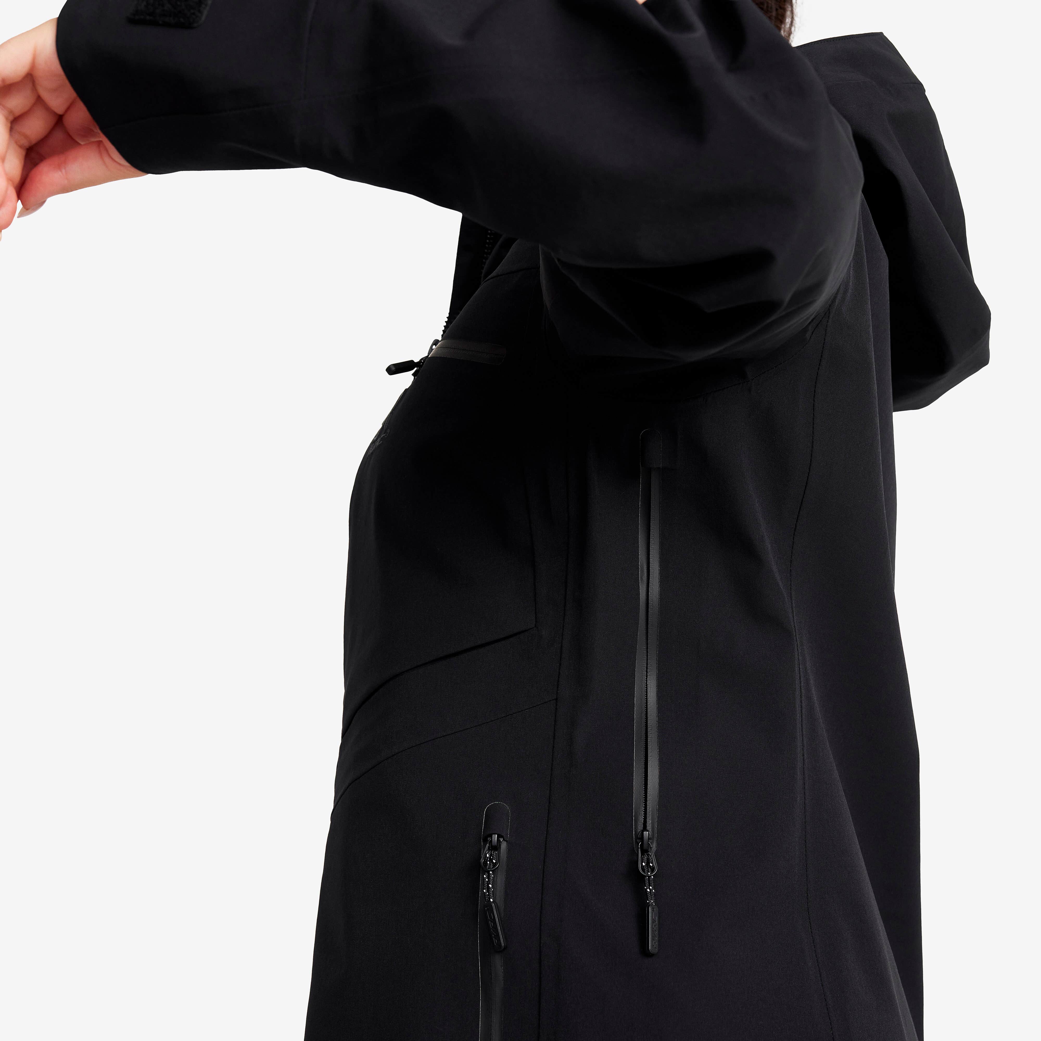 Cyclone Long 3L Jacket Femme Black