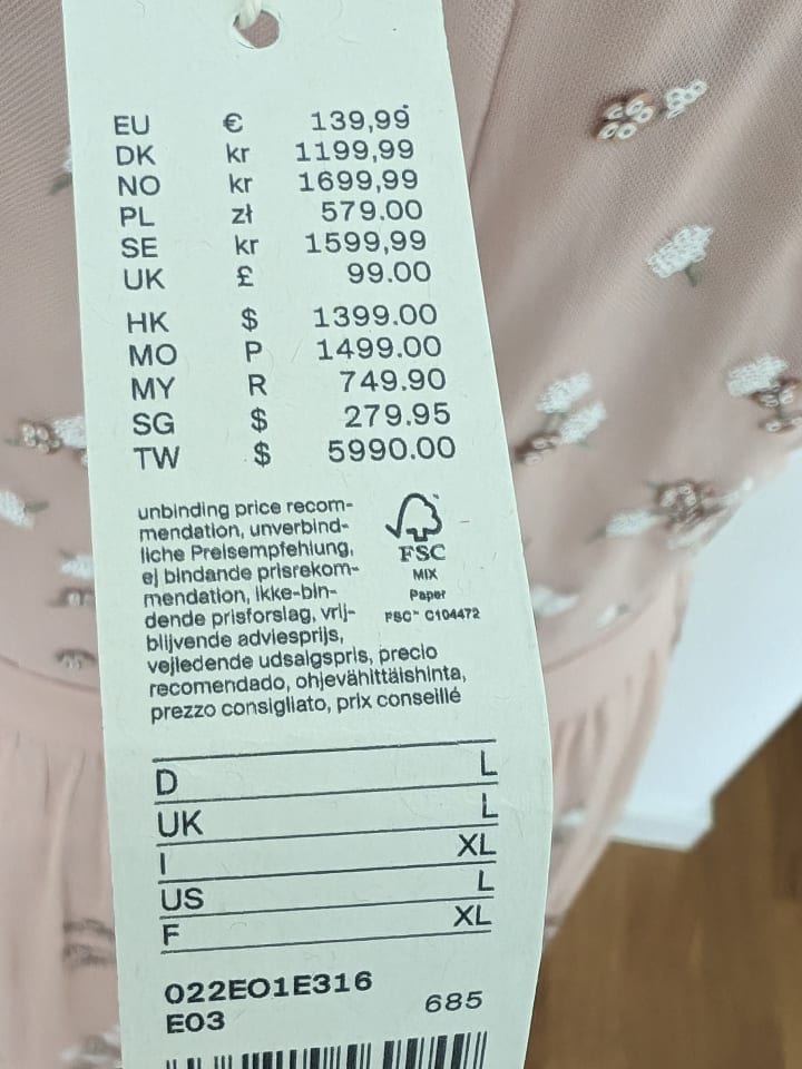 ESPRIT Schickes Kleid Gr.L von Esprit günstig kaufen L