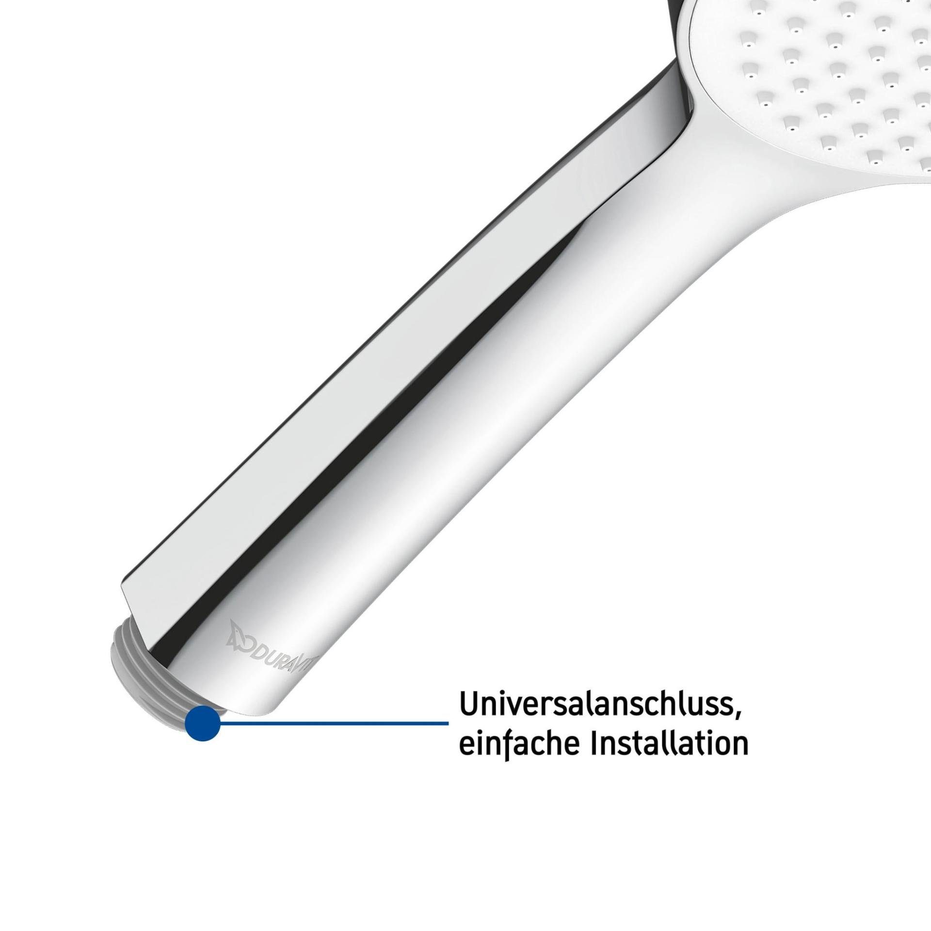 Duravit Brausegarnitur Handbrause 1jet 110 MinusFlow, 1/2 Zoll