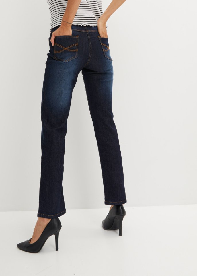 Komfort-Stretch-Jeans, Straight