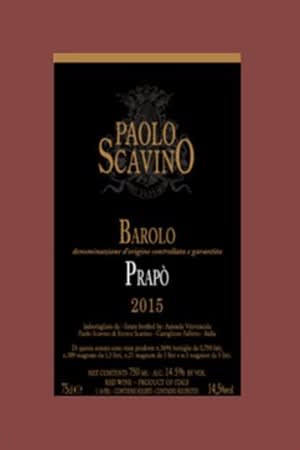 Paolo Scavino: Barolo Prapò 2019
