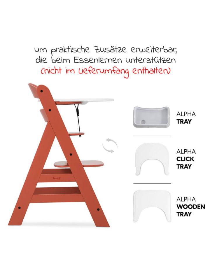 Hauck Hochstuhl Alpha Plus - Cork günstig kaufen onesize