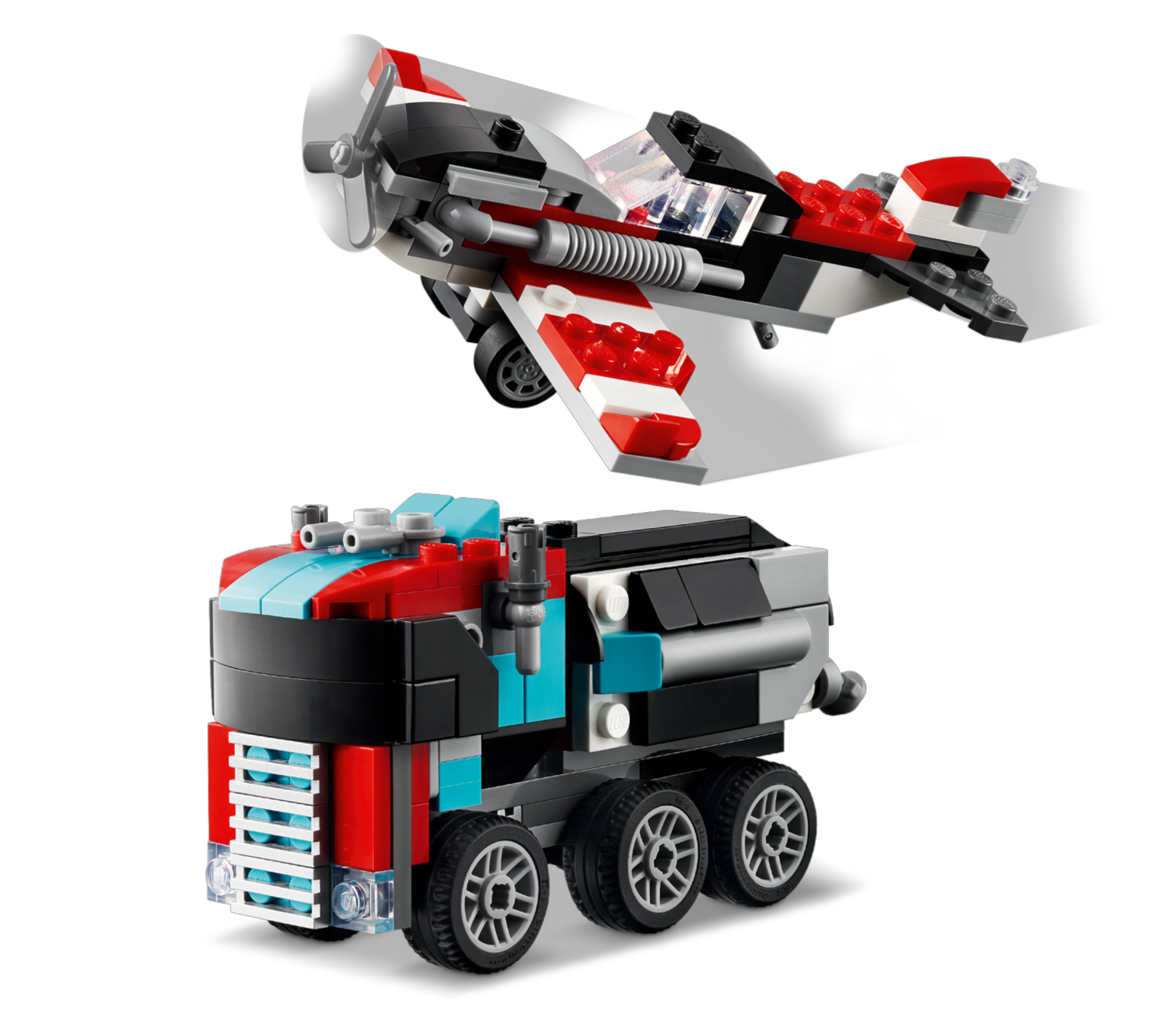Tieflader mit Hubschrauber 31146