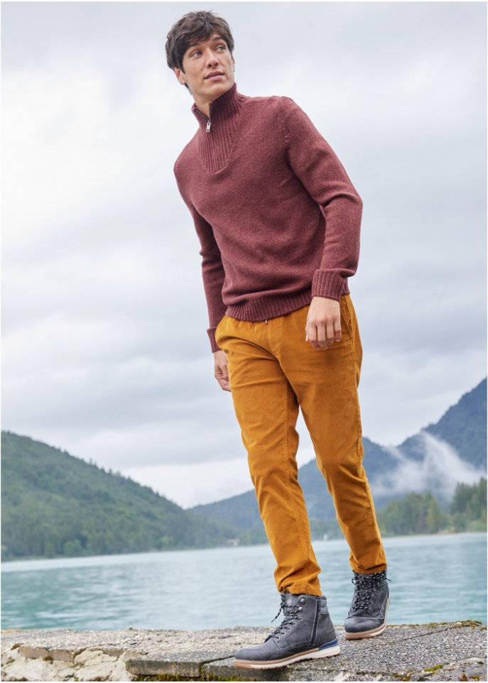 Troyer Pullover mit recyceltem Polyacryl