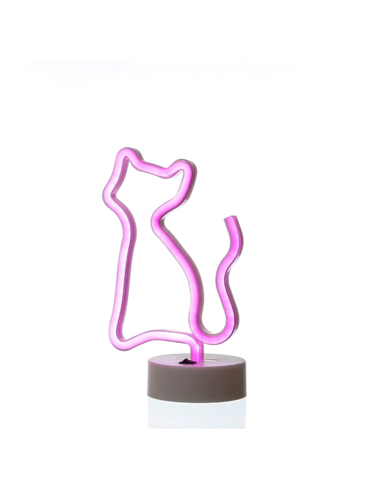 SATISFIRE LED Neonlicht Dekofigur Katze H: 25cm in pink günstig kaufen onesize