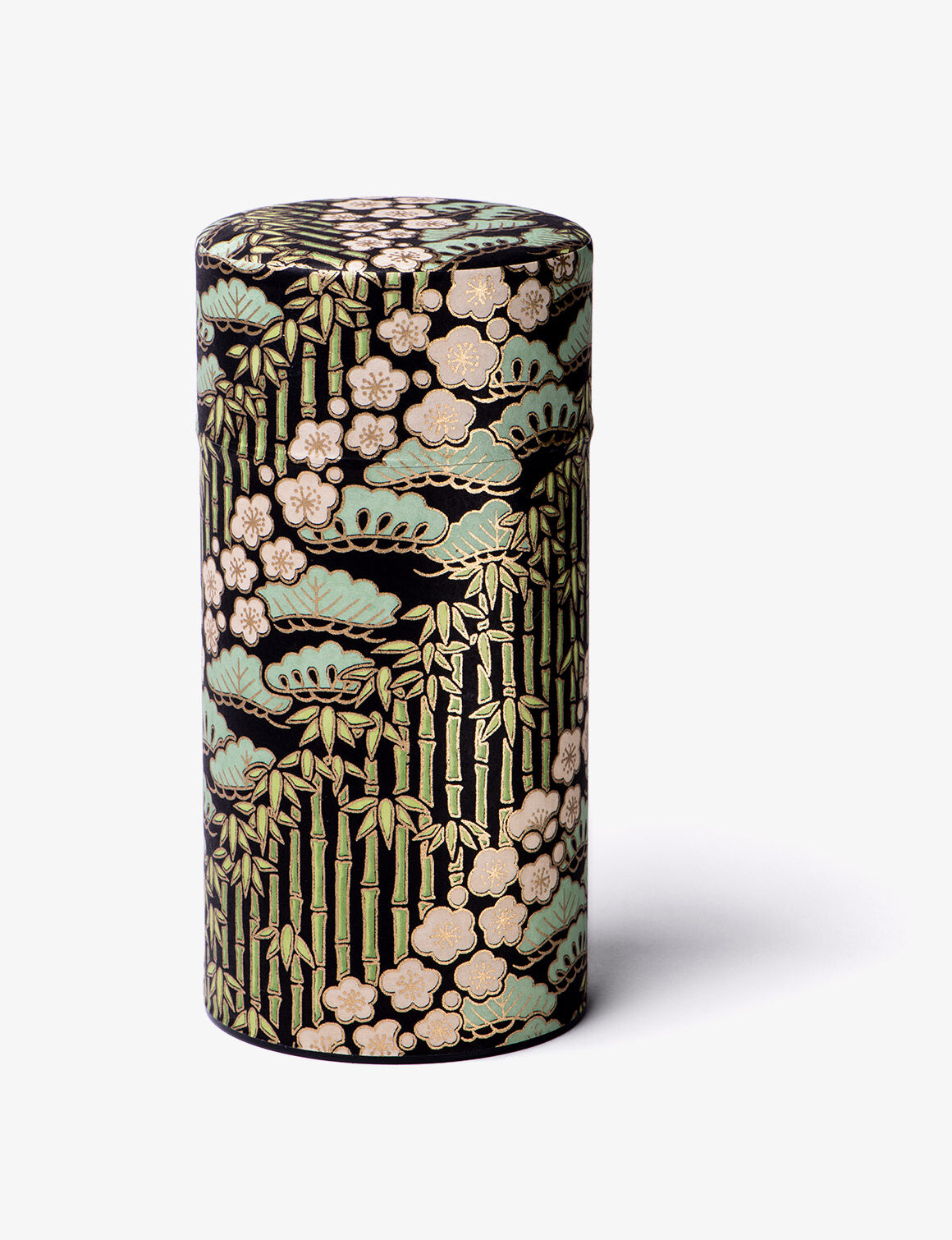 Mousson, Boîte à thé papier washi noir 150g