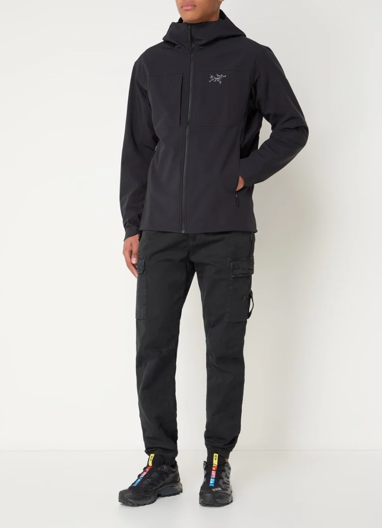 Arc'teryx Gamma MX softshell jacket with zip pockets and logo embroidery