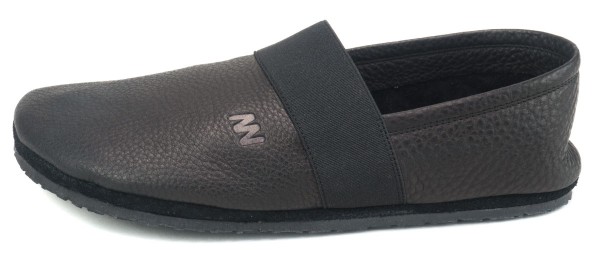 Martin Natur ~ Bio Leder Slipper Apache ~ Schwarz