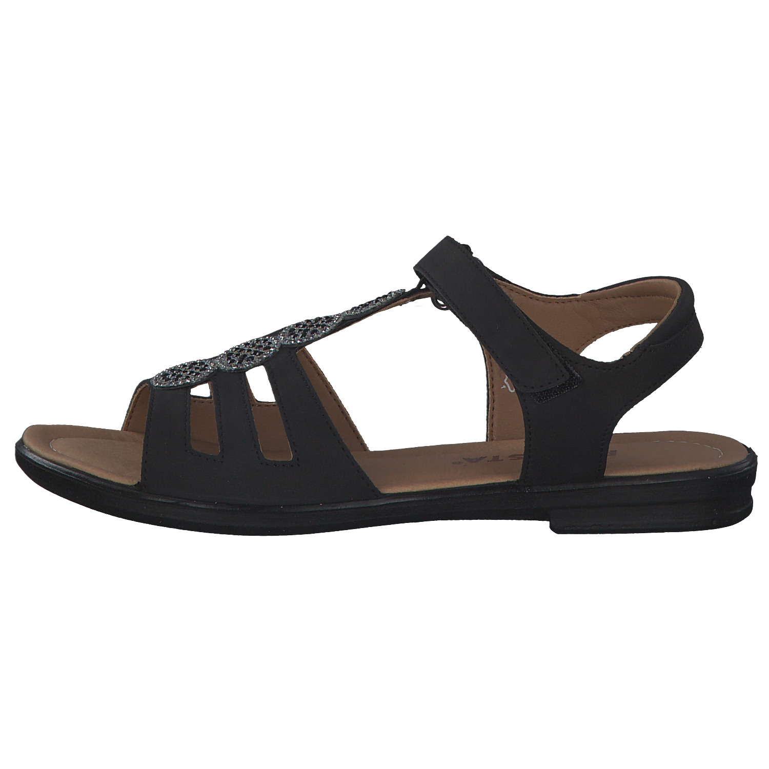Ricosta Ana 7021800, Sandalen (Kinder), Kinder, Schwarz