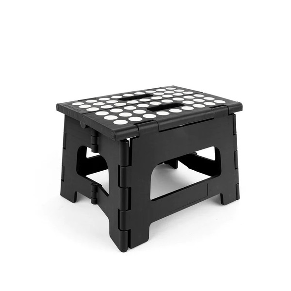 RHINO II STEP STOOL BLACK - Klapphocker