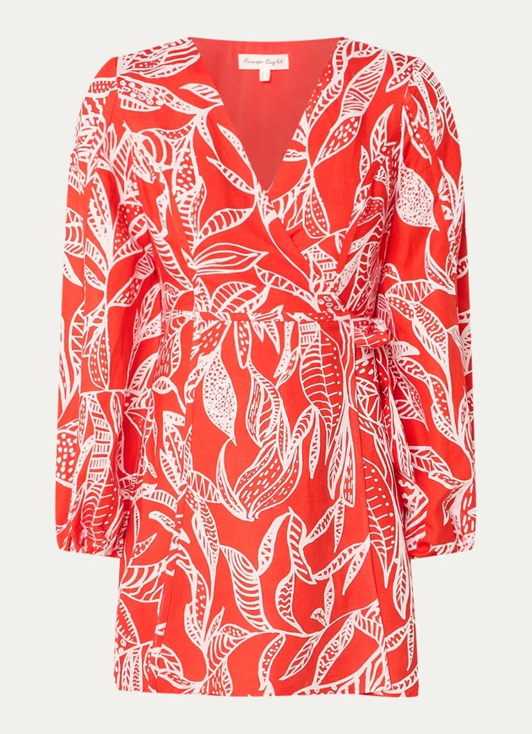 Rochie Charlotte Wrap de Phase Eight cu imprimeu de frunze